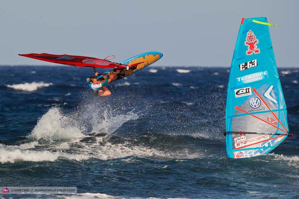 Sarah Sommer - 2014 PWA Tenerife World Cup, Day 1 ©  Carter/pwaworldtour.com http://www.pwaworldtour.com/